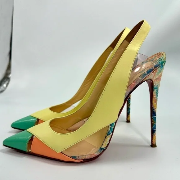 Christian Louboutin Air Chance 120 Primevere size 10.5 - Picture 8 of 16